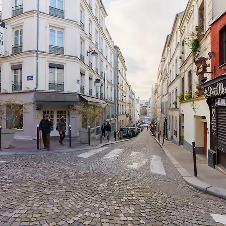 & Stylish 1bd Duplex W Gardenmontmartre! Apartamento