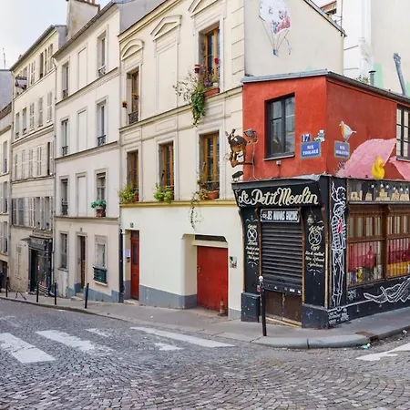 & Stylish 1bd Duplex W Gardenmontmartre! * פריז